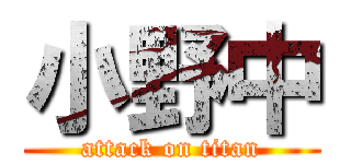 小野中 (attack on titan)