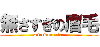 無さすぎの眉毛 (attack on titan)
