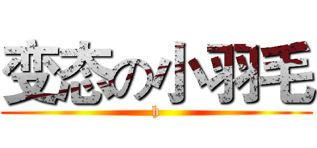 变态の小羽毛 (h)