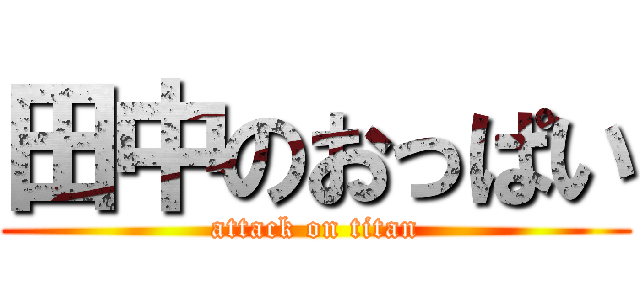 田中のおっぱい (attack on titan)