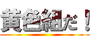 黄色組だ！ ()