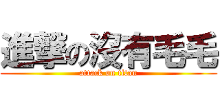 進撃の沒有毛毛 (attack on titan)