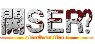 開ＳＥＲ啊 (attack on titan)