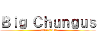 Ｂｉｇ Ｃｈｕｎｇｕｓ (Funny right?)