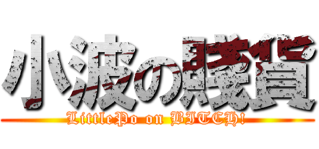 小波の賤貨 (LittlePo on BITCH!)