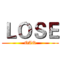 ＬＯＳＥ (QAQ)