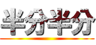 半分半分 ()