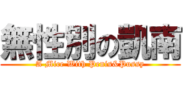 無性別の凱南 (A Mice With Penis&Pussy)