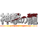 神撃の龍 (god on dragon)