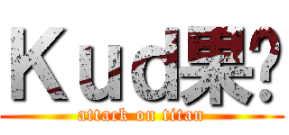 Ｋｕｄ果醬 (attack on titan)