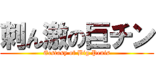 刺ん激の巨チン (Ecstasy of Big Penis)