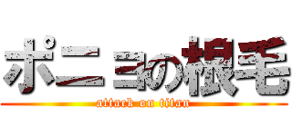ポニョの根毛 (attack on titan)