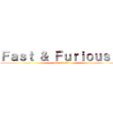 Ｆａｓｔ ＆ Ｆｕｒｉｏｕｓ ７ (Car Rental)