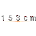 １ ５ ３ ｃ ｍ (153cm)