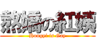 熬嬌の紅姨 (Hongyi is Gay)