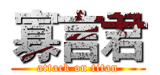 寡言君 (attack on titan)