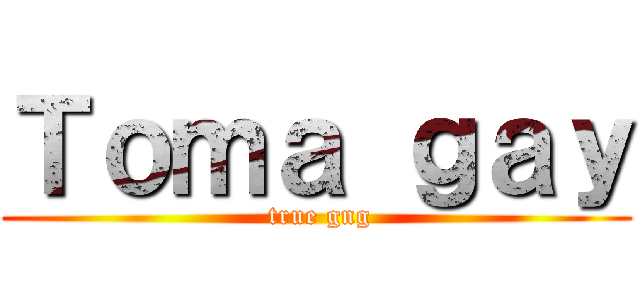 Ｔｏｍａ ｇａｙ ( true gng)