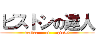 ピストンの達人 (master      of      piston)