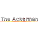 Ｔｈｅ Ａｃｋｅｒｍａｎ (attack on titan)
