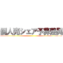 個人売シェア予算差異 ()