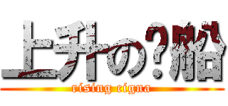 上升の沉船 (rising cigna)