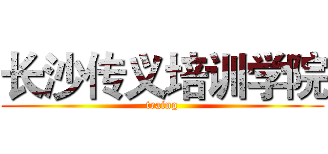 长沙传义培训学院 (traing)