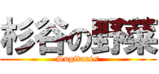 杉谷の野菜 (Sugitani<)