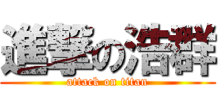 進撃の浩群 (attack on titan)