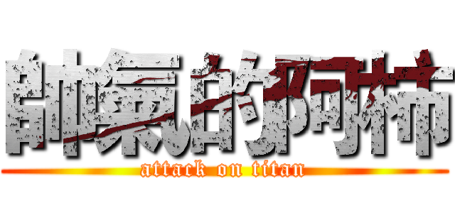 帥氣的阿柿 (attack on titan)