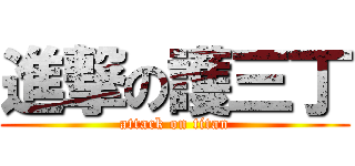 進撃の護三丁 (attack on titan)