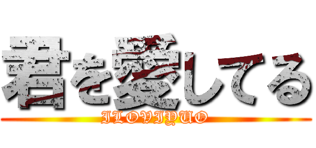 君を愛してる (ILOVIYUO)