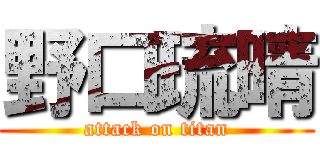 野口琉晴 (attack on titan)