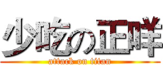 少吃の正咩 (attack on titan)