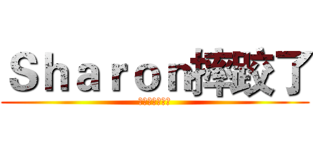 Ｓｈａｒｏｎ摔跤了 (不是被老公打喔)