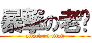 暴撃の老爹 (attack on titan)