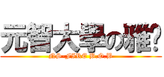 元智大學の雅雯 (NS-FIRE B.O.B)