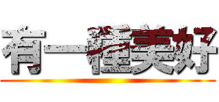 有一種美好 ()