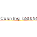 Ｃａｎｎｉｎｇ ｔｅａｃｈｅｒ ()