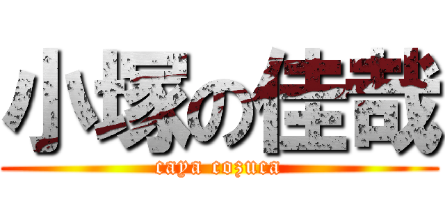 小塚の佳哉 (caya cozuca)