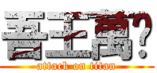 吾王萬歲 (attack on titan)