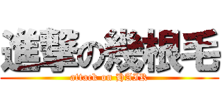 進撃の幾根毛 (attack on HAIR)