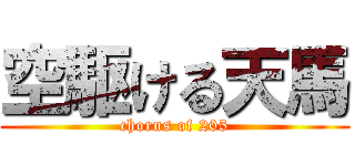 空駆ける天馬 (chorus of 205)