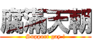 腐滿天朝 (Support gay !)