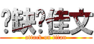 傻缺贺佳文 (attack on titan)