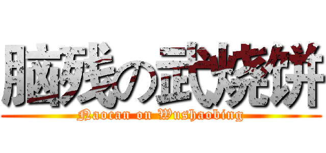 脑残の武烧饼 (Naocan on Wushaobing)