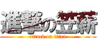 進撃の笠薪 (attack on titan)
