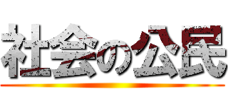 社会の公民 ()