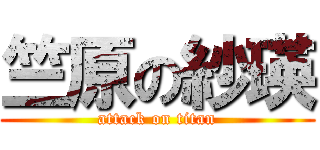 竺原の紗瑛 (attack on titan)