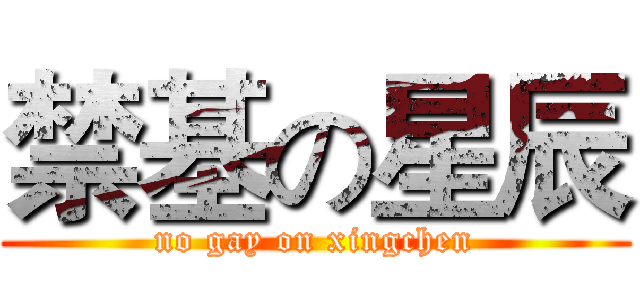 禁基の星辰 (no gay on xingchen)