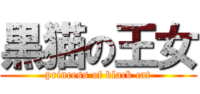 黒猫の王女 (princess of black cat)